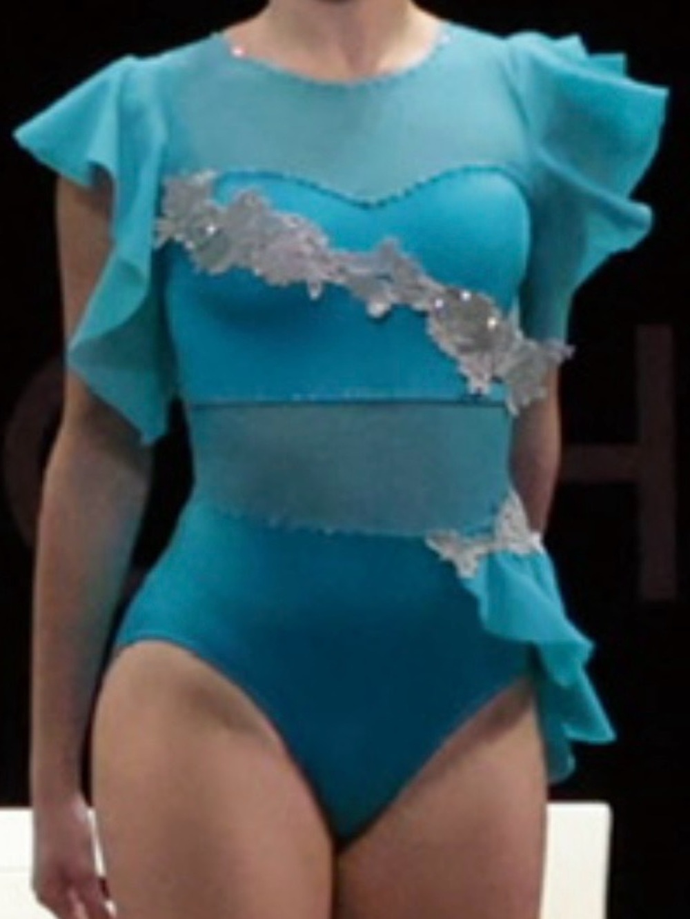 Weissman studded dance costume.